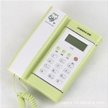 【厂家直销】中诺C075来电显示水晶按键电子防雷击免电池