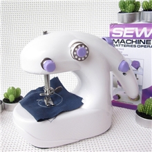 外贸英文版小型家用电动迷你多功能裁缝机手持单线小型衣车