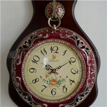 木制仿古挂钟/钟/双面钟表/复古钟表/挂钟