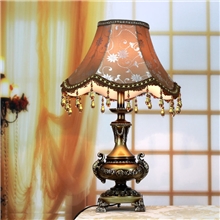 批发供应欧式灯简欧仿古筒灯树脂台灯家居装饰照明台灯829