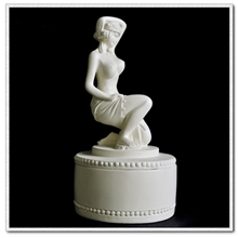 树脂家居现代工艺品摆件天使少女欧式工艺品做工精细精品首饰盒