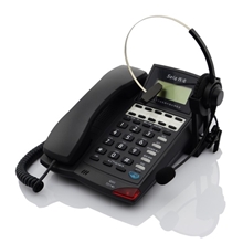 sela西凌电话机来电显示办公商务5米免提可配耳机4126M-MH