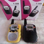 情侣装整机专用民用手持对讲机T388超酷外形批发电池照明设备