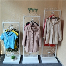 铁艺服装架服装店挂衣架落地货架屏风隔断橱窗展示架（现货）