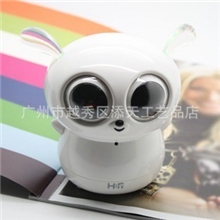 直销Hi听迷你音响系列多拉熊/巴克/哈比猴迷你音箱手机音响