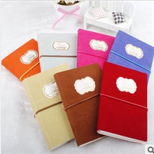 默默兔色彩真皮笔记本韩国文具批发记事本韩国笔记本