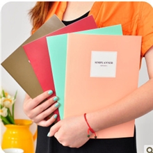 韩国简约大格子日历日程计划本大号16K骑马钉日记记事本