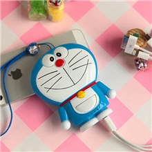 通用卡通可爱立体哆啦A梦迷你叮当移动电源三星苹果充电宝