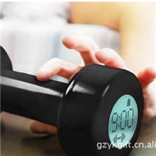 创意家居创意家居创意哑铃闹钟杠铃闹钟举重闹钟懒人闹钟迷你闹钟