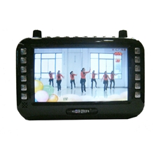 批发卓凯ZK-888扩音视频机4.3寸彩屏MP5插卡大功率音响音箱看戏机