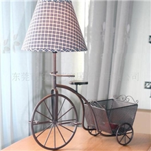 供应收纳台灯铁艺台灯创意台灯三轮车台灯
