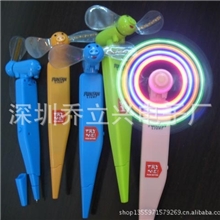 迷你风扇，动物风扇笔，LED闪光风扇，促销礼品风扇