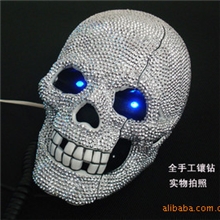 镶钻电话机骷髅头电话机点钻电话机厂家直销饰品摆设
