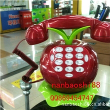 KXT-327苹果造型可爱卡通电话机时尚经典苹果电话机