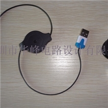 厂家销售micro数据线双色microUSB伸缩数据线mp3数据线