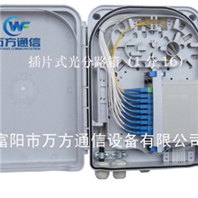 24芯插片式分光箱16芯光分路器箱分纤盒楼道箱光缆终端箱
