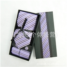 休闲韩版领带领带+法式袖扣+方巾【现货混色混款】