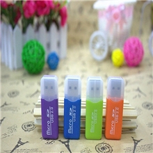 厂家直销全球最低价冰爽读卡器TF高速USB2.0