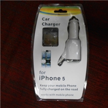 【厂家直销】iphone5车充苹果5车充连线苹果车充手机配件工厂