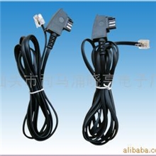 供应电话线带德国头(图)