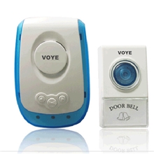 V009A无线门铃远距离遥控门铃交流非可视门铃酒店呼叫无线门铃