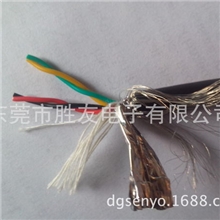柔软屏蔽线双绞铜编织屏蔽线4x0.2平方屏蔽线