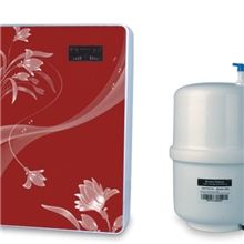 红色箱式LED电脑板家用纯水机RO机反渗透机净水器直饮机