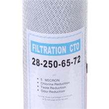 10寸网碳块状活性炭滤芯CTORO反渗透超虑烧结炭