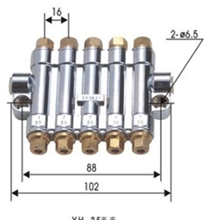 〖专业供应〗YH/RH检知容积分配器|定量分油器|注塑机油路分配器