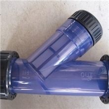 UPVCY型过滤器、Y型UPVC过滤器、PVC管道过滤器、PVC法兰过滤器