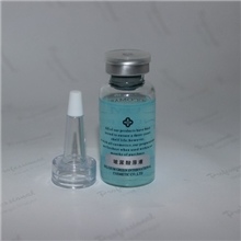 蓝色玻尿酸小瓶20ml带头化妆品批发比利时玻尿酸原液精华