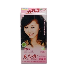 批发氨基酸生态植物防过敏染发剂无铅无毒染发膏一梳黑