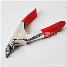 一字剪美甲工具甲片剪指刀‖剪出法式指甲U形剪刀美甲用具