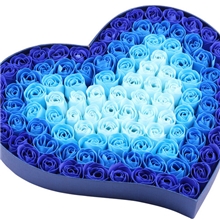 新爆款推出教师节100朵渐变香皂花情人母亲节生日礼物浪漫表白