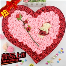 秒杀教师节礼物创意香皂花玫瑰礼盒送女友生日礼物惊喜浪漫