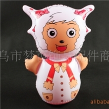 畅销儿童益智玩具喜洋洋不倒翁充气玩具批发