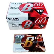 原装正品TDK磁带TDK空白磁带TDK录音带TDK-B60分钟磁带厂家直销