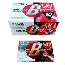 原装正品TDK磁带TDK空白磁带TDK录音带TDK-B90分钟磁带厂家直销
