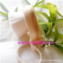 【上海厂家】生产高档木柄水滴型洁面刷出口韩国日本