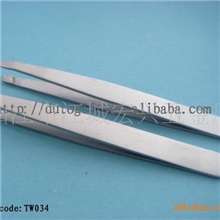 供应不锈钢眉夹tweezer，披覆眉夹，印花眉夹电镀修眉美容套装