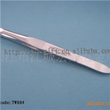 供应定做各种规格及眉夹tweezersforeyebrows,不锈钢眉夹美容