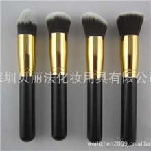 4支金色管铜管大毛头套刷尖头平头斜头圆头深圳贝丽法厂家直销
