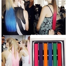 染发笔批发/染发粉笔/6色染色笔/HairChalk/染发棒