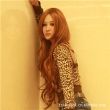 假发非主流微卷中分卷发长卷发大卷长发蓬松假发大波浪卷