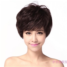 真人仿真发假发套女假发短发蓬松卷气质妈妈jiafa2013新款