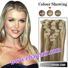 假发夹子发真发发束人发发帘雷米夹子发真发卡子发真人发