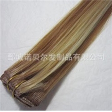 供应100%真发制作的人发卡子发，美观大方佩戴方便