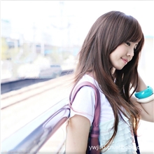 假发厂发尾微卷清新自然款时尚假发非主流假发