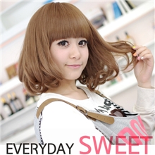 义乌厂家时尚假发日韩女生可爱BOBO头波波头假发假头套