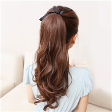 长卷发超自然加大发量绑式卷马尾假发假马尾女生假发马尾辫